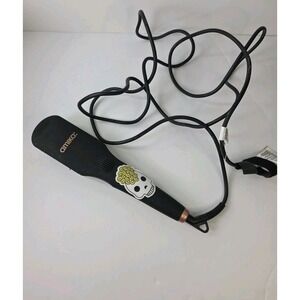 Amika Polished Perfection Hair Straightening Thermal Brush | Black